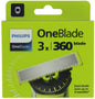 Lames de rasoir Philips OneBlade 360, paquet de 3