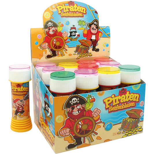 Jeu de bulles de pirate 60 ml assorties en distributeur
