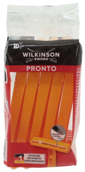Rasoirs jetables Wilkinson Pronto, paquet de 10