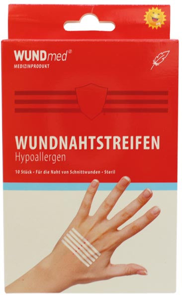 Bandes de suture pour pansements 102 x 6,4 mm, lot de 10