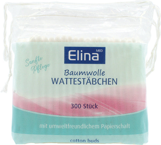 Cotons-tiges, paquet de 300, papier Elina, en sachet