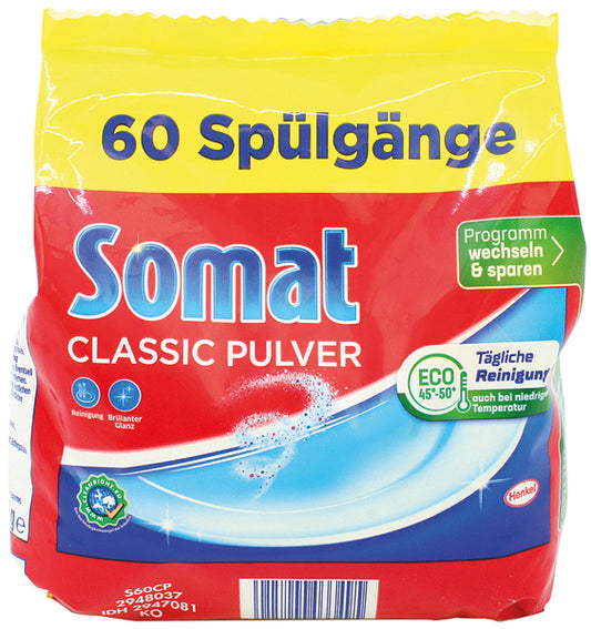 Poudre pour lave-vaisselle Somat Classic, 60 cycles de lavage