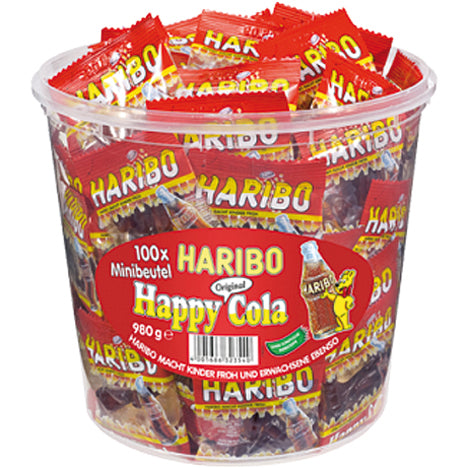 Haribo Happy Cola, 100 mini-sachets