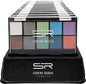 Sabrina Cosmetic Eyeshadow, lot de 10, bleu-vert