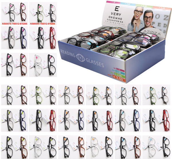 Gamme de lunettes de lecture Trend : 48 modèles exposés