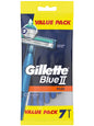 Gillette Blue II Plus, paquet de 7