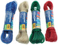 Corde à linge de 20 m avec renfort en fil d'acier, PVC