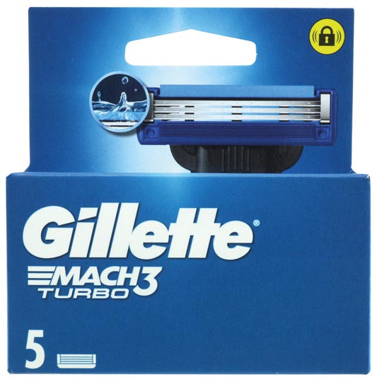 Ensemble de 5 lames Gillette Mach3 Turbo