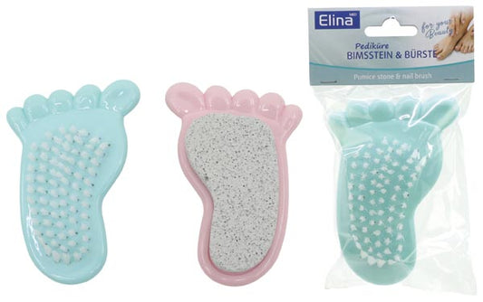 Brosse à ongles pour les pieds, 12 x 7,6 x 2,5 cm, 2 couleurs assorties