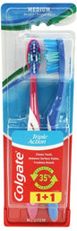 Brosse à dents COLGATE, lot de 2, triple action