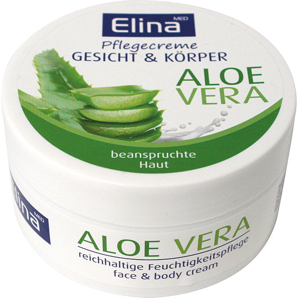 Crème de soin à l'aloe vera Elina 150 ml en boîte métallique