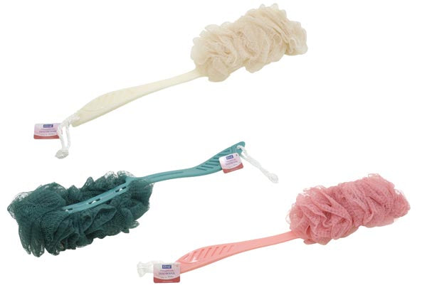 Brosse de massage pour le bain, boule de douche, 44 cm, 3 couleurs