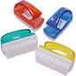 Brosse à mains, manche ouvert, couleurs tendance, 9 x 6 cm