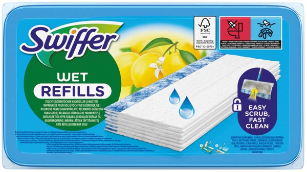 Recharges de lingettes humides Swiffer (paquet de 24)