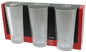 Ensemble de 3 verres à boire en verre transparent de 250 ml chacun