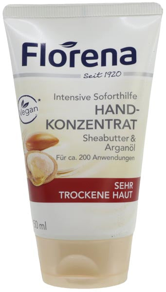 Concentré pour les mains Florena 50 ml Beurre de karité et huile d'argan