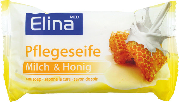 Savon Elina Lait et Miel, 80 g sous emballage aluminium