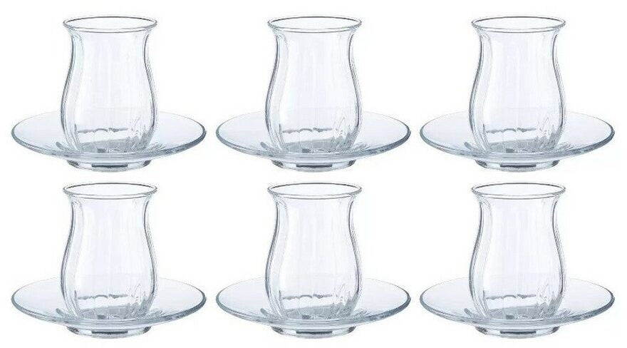 Paşabahçe Linka ensemble thé 12 pièces