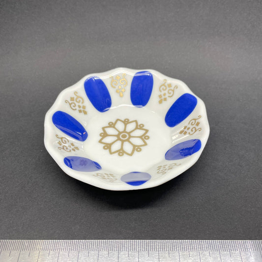 Lot de 6 sous-verres classiques en mélamine Rouge Bleu